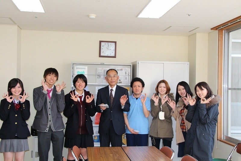 [種寄贈] さわやかアイリスへ 京都府立命館高校＆福岡県 筑紫女学園大学から