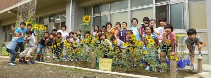 里親さんからのメッセージ（長野県　４年４組＆つながろう東北ひまわりプロジェクトの皆様）