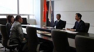 福島市長　表敬訪問2016.1.20