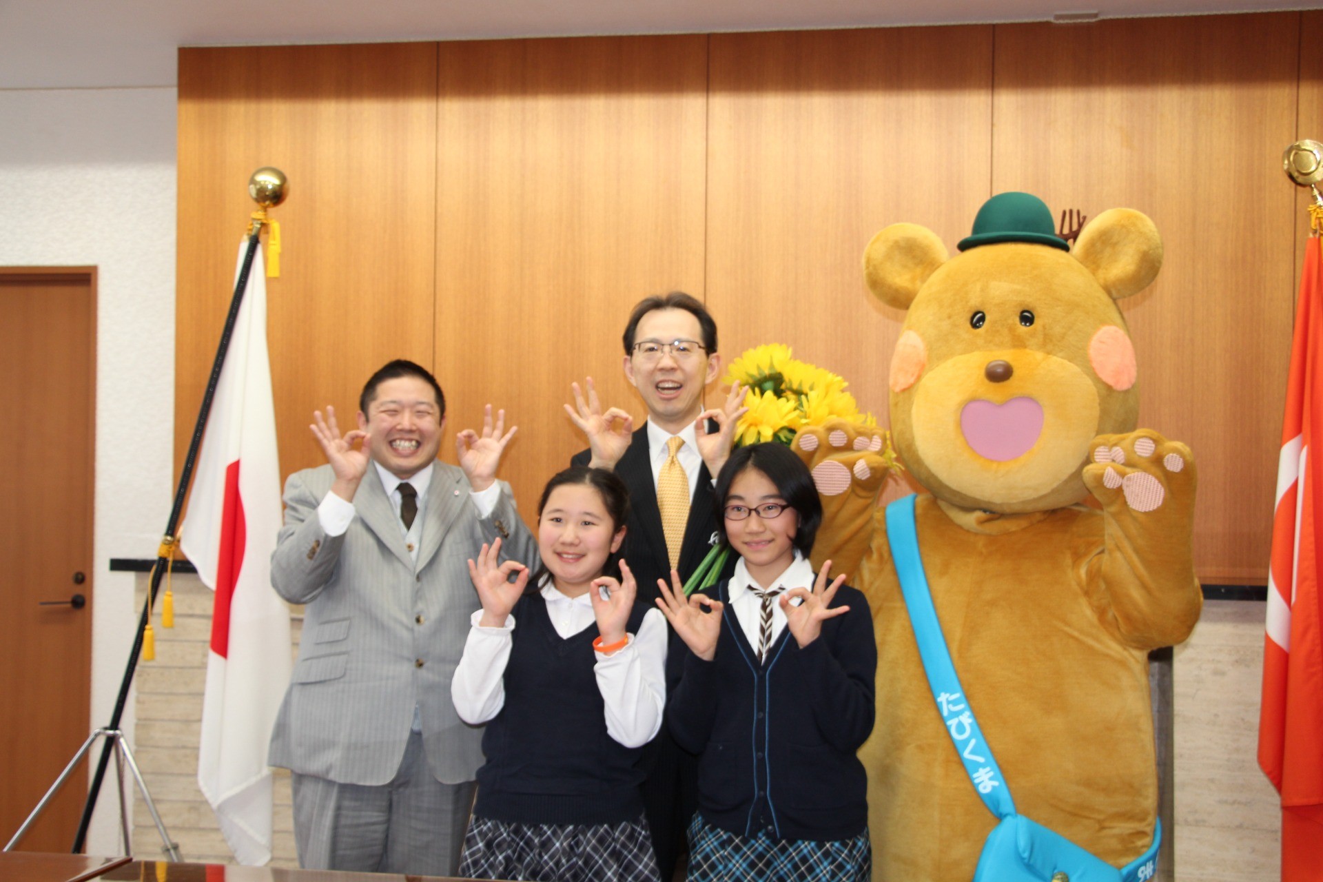 福島県知事　表敬訪問「ひまわり甲子園2016全国大会」開催PR