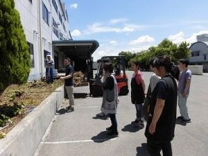 里親さんからのメッセージ（山梨県　グンゼ物流（株） 山梨物流センター様）