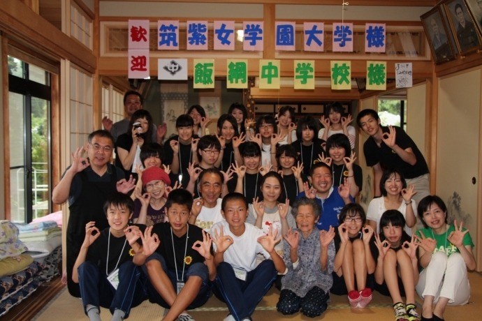 長野県飯綱中学校の中学生が福島訪問
