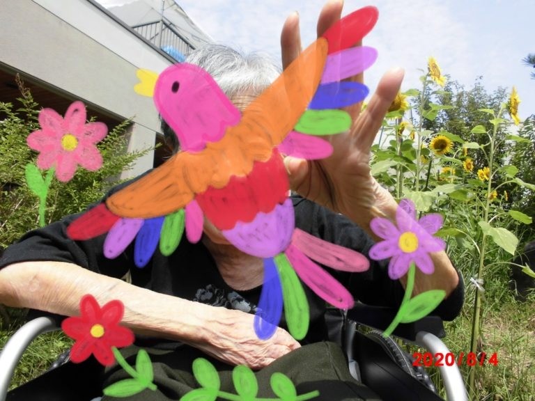 【里親さんの取り組み】長野県の里親さんより　ひまわり開花