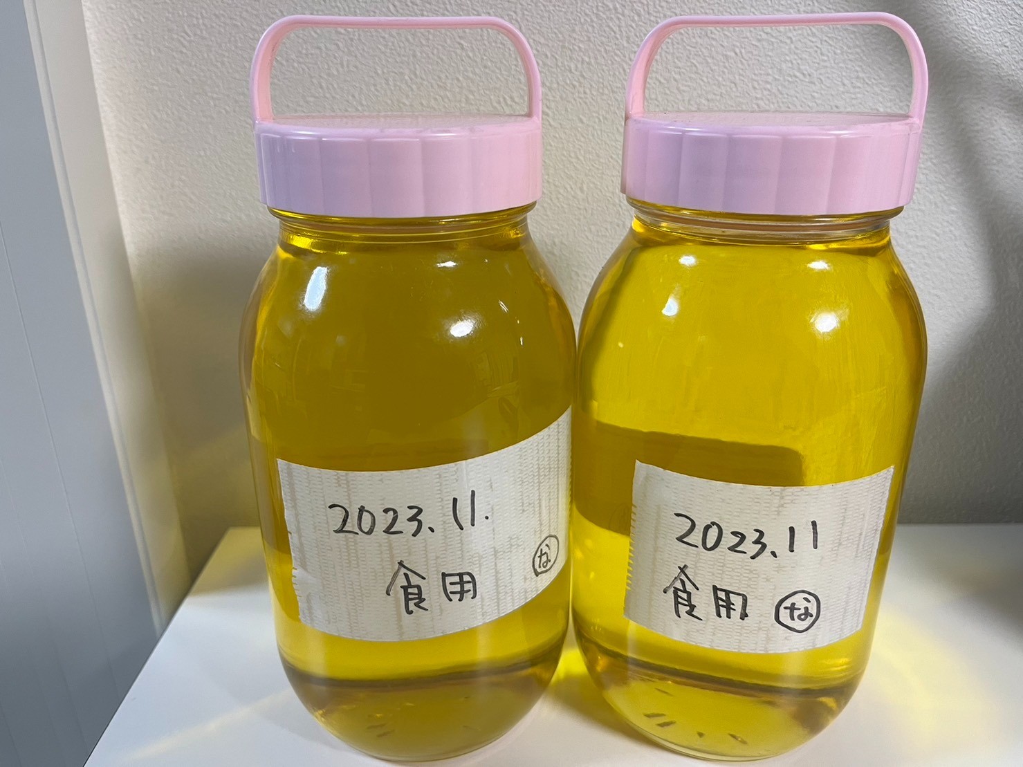 福島県内で採れたひまわりの種がひまわり油に