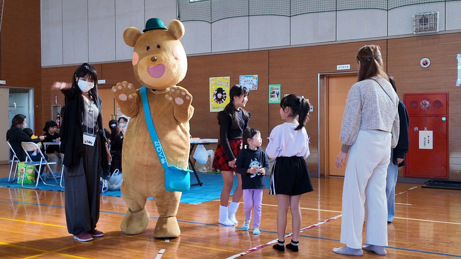 🌻たびくまくん、子ども食堂マルシェへ出動！🍛